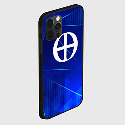 Чехол для iPhone 12 Pro Max Blue Exorcist blue poly, цвет: 3D-черный — фото 2