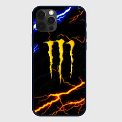 Чехол для iPhone 12 Pro Max Monster energy storm, цвет: 3D-черный