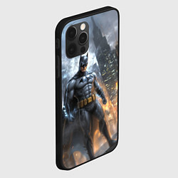 Чехол для iPhone 12 Pro Max Бэтмен - старый стиль, цвет: 3D-черный — фото 2