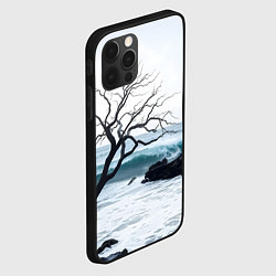 Чехол для iPhone 12 Pro Max Дерево в море, цвет: 3D-черный — фото 2