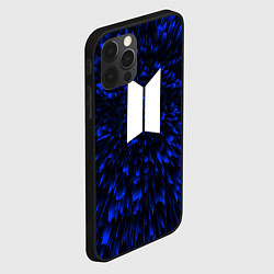 Чехол для iPhone 12 Pro Max BTS blue energy, цвет: 3D-черный — фото 2