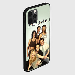 Чехол для iPhone 12 Pro Max Американский сериал - Друзья, цвет: 3D-черный — фото 2