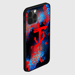 Чехол для iPhone 12 Pro Max Doom космическая абстракция, цвет: 3D-черный — фото 2