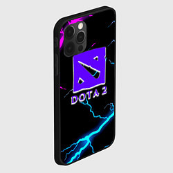 Чехол для iPhone 12 Pro Max Dota неоновый шторм, цвет: 3D-черный — фото 2