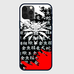 Чехол для iPhone 12 Pro Max Ведьмак япония краски, цвет: 3D-черный