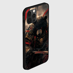 Чехол для iPhone 12 Pro Max Самурай медведь, цвет: 3D-черный — фото 2
