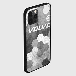 Чехол для iPhone 12 Pro Max Volvo - grey gradient посередине, цвет: 3D-черный — фото 2