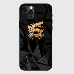 Чехол для iPhone 12 Pro Max Tokyo Ghoul golden poly, цвет: 3D-черный