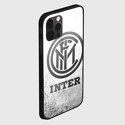 Чехол для iPhone 12 Pro Max Inter - white gradient, цвет: 3D-черный — фото 2