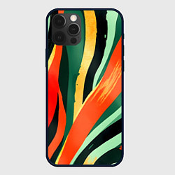 Чехол для iPhone 12 Pro Max Тропическая жаркая абстракция, цвет: 3D-черный