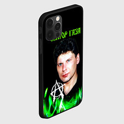 Чехол для iPhone 12 Pro Max Сектор газа зеленый огонь, цвет: 3D-черный — фото 2