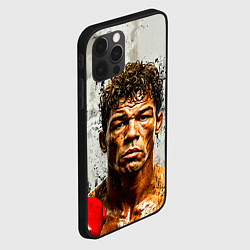 Чехол для iPhone 12 Pro Max Артуро Гатти на сером, цвет: 3D-черный — фото 2