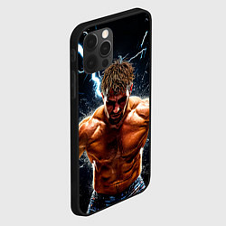 Чехол для iPhone 12 Pro Max Рестлер в молниях, цвет: 3D-черный — фото 2