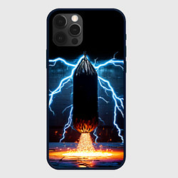 Чехол для iPhone 12 Pro Max Боксерская груша и молния, цвет: 3D-черный