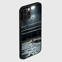 Чехол для iPhone 12 Pro Max Черный ринг, цвет: 3D-черный — фото 2