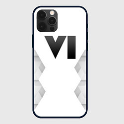Чехол для iPhone 12 Pro Max GTA 6 white poly, цвет: 3D-черный