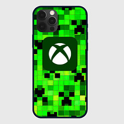 Чехол для iPhone 12 Pro Max Minecraft xbox, цвет: 3D-черный