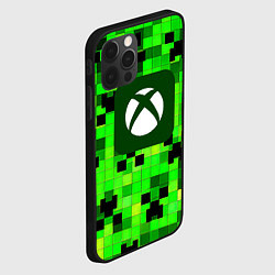 Чехол для iPhone 12 Pro Max Minecraft xbox, цвет: 3D-черный — фото 2