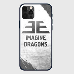 Чехол для iPhone 12 Pro Max Imagine Dragons - white gradient, цвет: 3D-черный