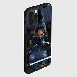 Чехол для iPhone 12 Pro Max Mortal Kombat - Kitana, цвет: 3D-черный — фото 2