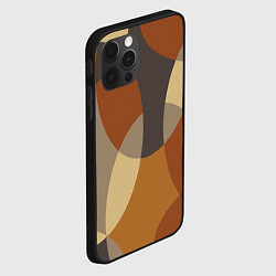 Чехол для iPhone 12 Pro Max Графические цветные текстуры и паттерны, цвет: 3D-черный — фото 2