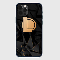 Чехол для iPhone 12 Pro Max League of Legends golden poly, цвет: 3D-черный