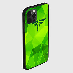 Чехол для iPhone 12 Pro Max The Last Of Us green poly, цвет: 3D-черный — фото 2