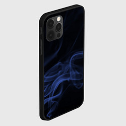 Чехол для iPhone 12 Pro Max Color smoke blue, цвет: 3D-черный — фото 2