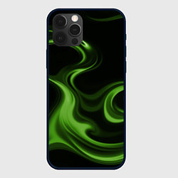 Чехол для iPhone 12 Pro Max Green black, цвет: 3D-черный