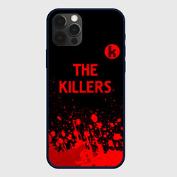 Чехол для iPhone 12 Pro Max The Killers - red gradient посередине, цвет: 3D-черный
