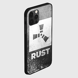 Чехол для iPhone 12 Pro Max Rust - grey gradient, цвет: 3D-черный — фото 2