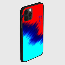 Чехол для iPhone 12 Pro Max Monster energy краски штрихи, цвет: 3D-черный — фото 2