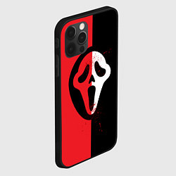 Чехол для iPhone 12 Pro Max Маска крик, цвет: 3D-черный — фото 2