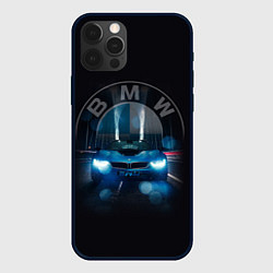 Чехол для iPhone 12 Pro Max BMW на мосту, цвет: 3D-черный