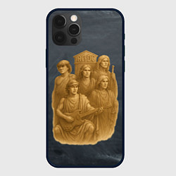 Чехол для iPhone 12 Pro Max ACDC старинный памятник группе, цвет: 3D-черный