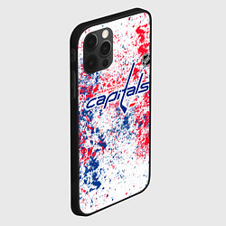 Чехол для iPhone 12 Pro Max Washington Capitals NHL white, цвет: 3D-черный — фото 2