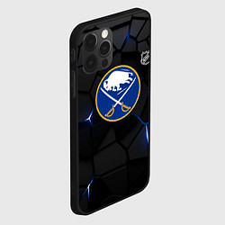 Чехол для iPhone 12 Pro Max Баффало Сейбрз - НХЛ хоккей, цвет: 3D-черный — фото 2