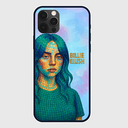 Чехол для iPhone 12 Pro Max Билли Айлиш из мозаики, цвет: 3D-черный