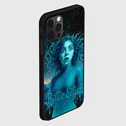 Чехол для iPhone 12 Pro Max Билли Айлиш из волн, цвет: 3D-черный — фото 2