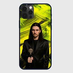 Чехол для iPhone 12 Pro Max Bones держит трость, цвет: 3D-черный