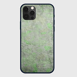 Чехол для iPhone 12 Pro Max Абстракция - green wall covered with moss, цвет: 3D-черный