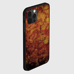 Чехол для iPhone 12 Pro Max Абстракция - desert camouflage, цвет: 3D-черный — фото 2