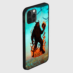 Чехол для iPhone 12 Pro Max Bones в стиле демона, цвет: 3D-черный — фото 2