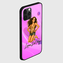 Чехол для iPhone 12 Pro Max Lana Del Rey прыгает, цвет: 3D-черный — фото 2