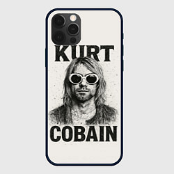 Чехол для iPhone 12 Pro Max Kurt Cobain - grunge-art, цвет: 3D-черный
