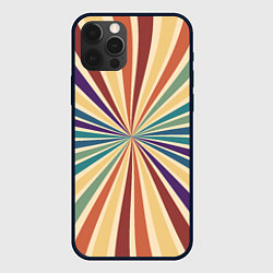Чехол для iPhone 12 Pro Max Ретро спираль, цвет: 3D-черный