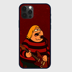 Чехол для iPhone 12 Pro Max Питер в Нирване, цвет: 3D-черный