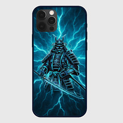 Чехол для iPhone 12 Pro Max Демонический электросамурай, цвет: 3D-черный