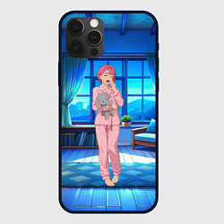 Чехол для iPhone 12 Pro Max Сиратори Айра хочет спать, цвет: 3D-черный