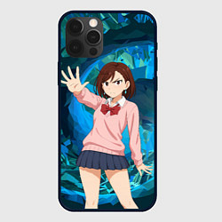 Чехол для iPhone 12 Pro Max Сиратори Айра - знак стоп, цвет: 3D-черный